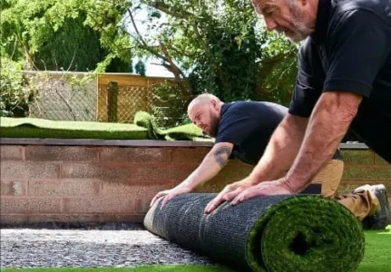 Grama sintética para jardim